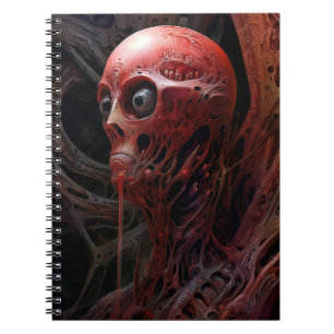 Alien Creature Sci-fi Horror Art Notebook