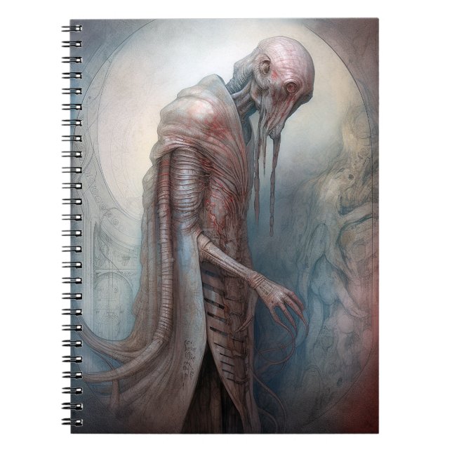 Alien Creature Science Fiction Notebook (Front)