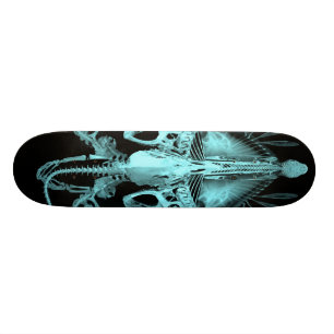 Alien Creature Skeleton Skateboard
