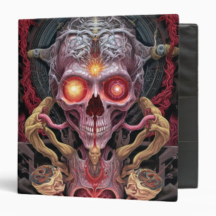 Alien Creature Surreal Horror Art Binder