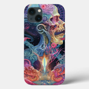Alien Creature Surreal Horror Art iPhone 13 Case