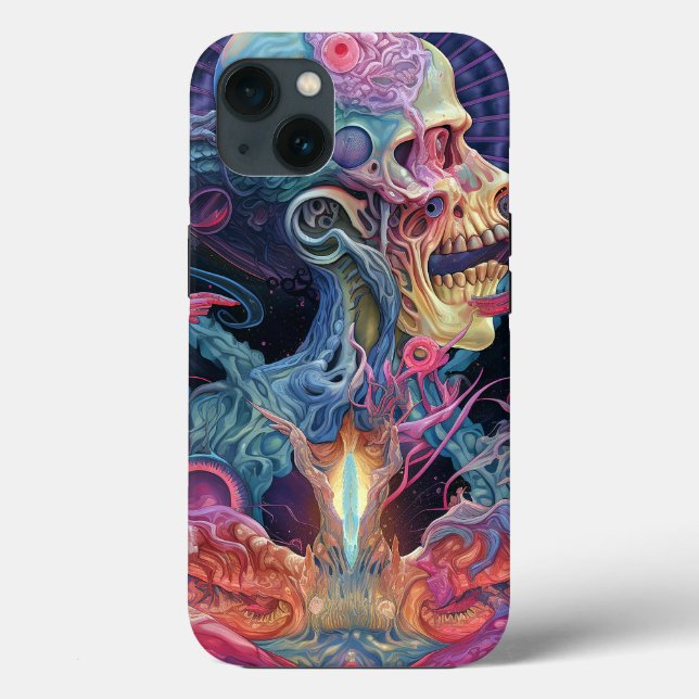 Alien Creature Surreal Horror Art Case-Mate iPhone Case (Back)