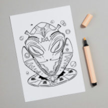 Alien: Creatures Out of This World Colouring Poste