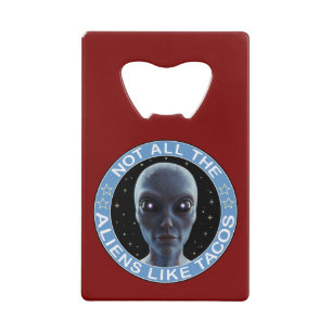 alien credit card bottle opener