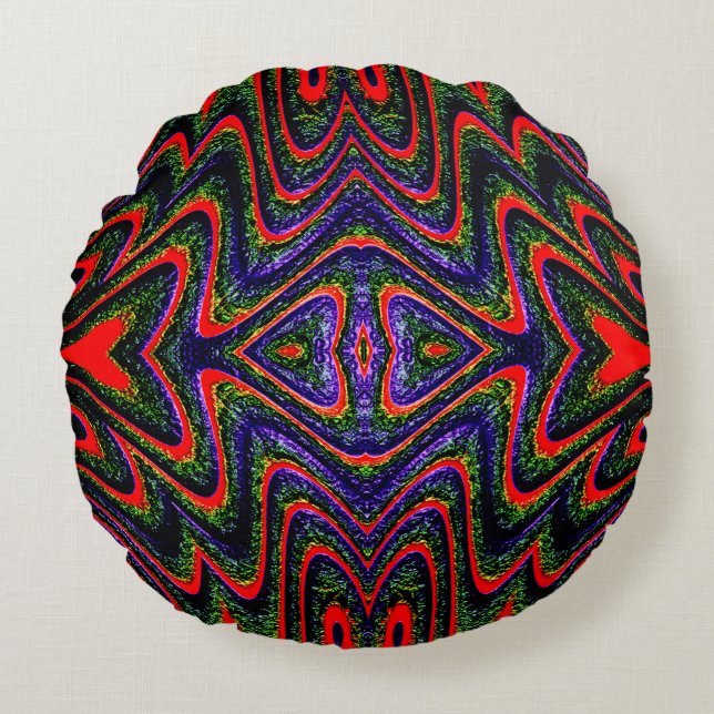 Alien Dance....... Round Pillow (Front)