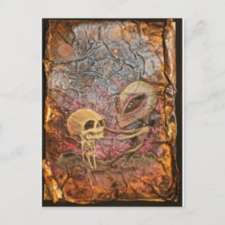 Alien Danse Macabre Postcard
