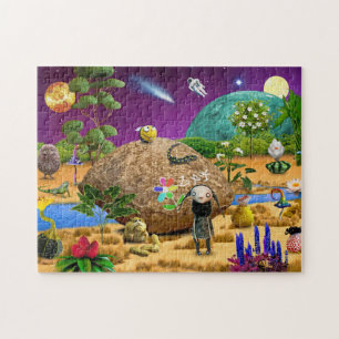 Alien de l'espace puzzle planète enfants garçons c