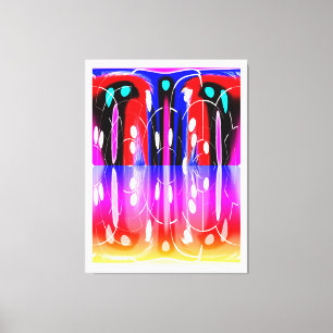 Alien dimensions art canvas print