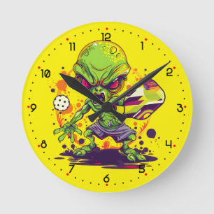 ALIEN DINKSTRIKTOR 3000 Pickleball Round Clock