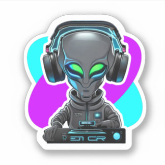 Alien DJ vinyl