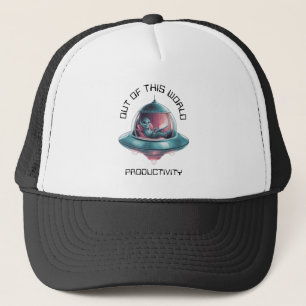 Alien drôle en Casquette UFO