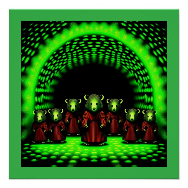 Alien Emissary's Coming Through Portal  Poster (Front)