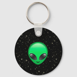 alien emojis keychain