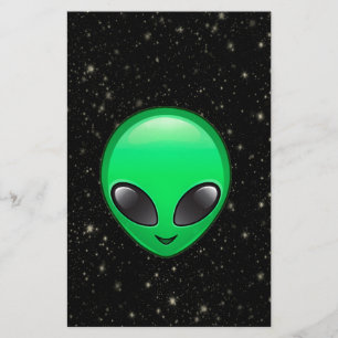 alien emojis stationery