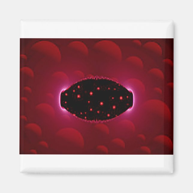 Alien Energy Source With Background Spheres Magnet (Front)