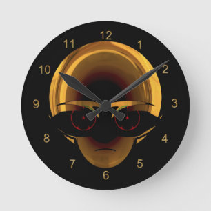 Alien Espace Pilote Amusant Sci-fi Mur Horloge