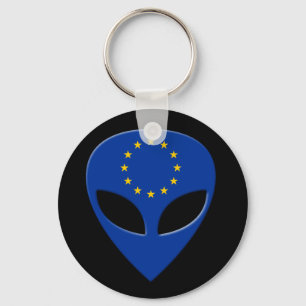 Alien Europe Keychain
