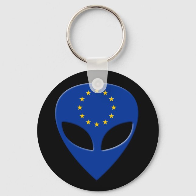 Alien Europe Keychain (Front)