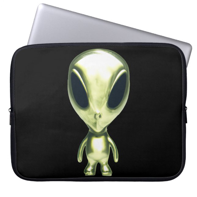 Alien Extraterrestrial Laptop Sleeve (Front)