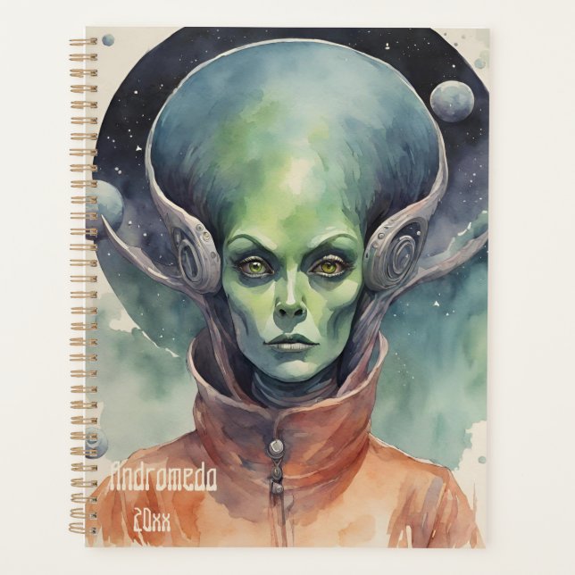 Alien Extraterrestrial Planner (Front)