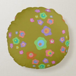 Alien Eyeballs Armada ITTOI Round Pillow