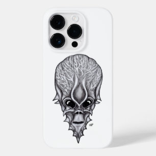 Alien Face , African Skull Facial Reconstruction Case-Mate iPhone 14 Pro Case