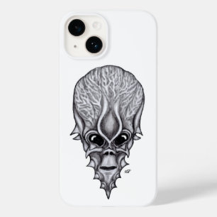 Alien Face , African Skull Facial Reconstruction Case-Mate iPhone 14 Case