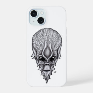 Alien Face , African Skull Facial Reconstruction iPhone 15 Case