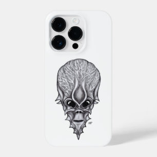 Alien Face , African Skull Facial Reconstruction iPhone 14 Pro Case