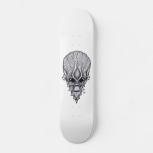 Alien Face , African Skull Facial Reconstruction Skateboard