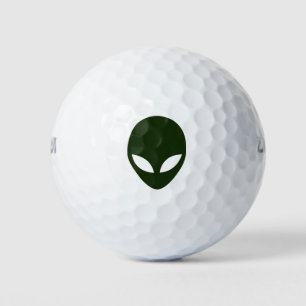 Alien Face Golf Balls