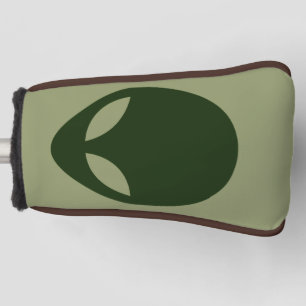Alien Face Golf Head Cover