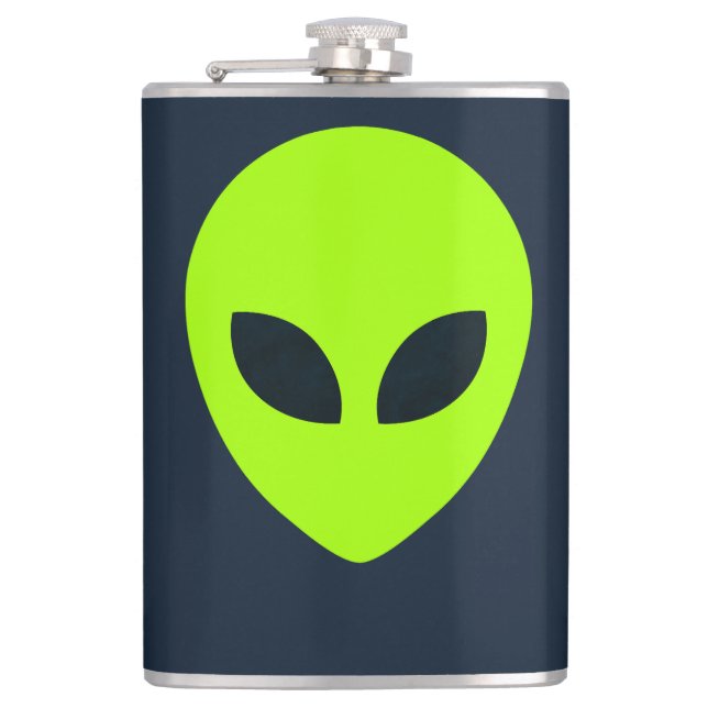 ALIEN FACE HIP FLASK (Front)