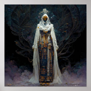 Alien Fae Fantasy Sci-Fi Poster