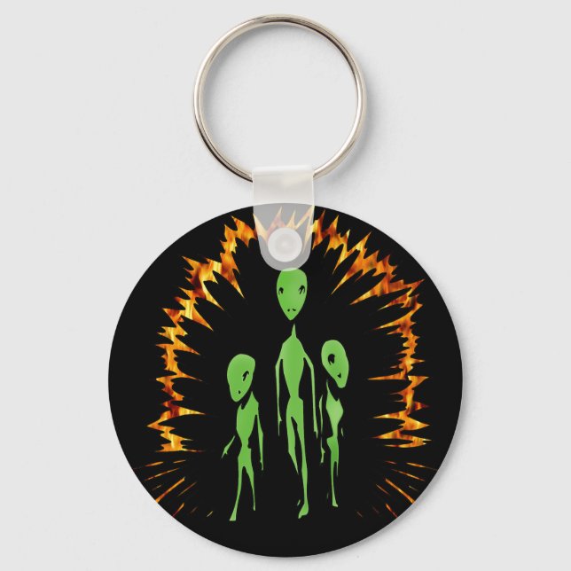 Alien Family Keychain (Front)