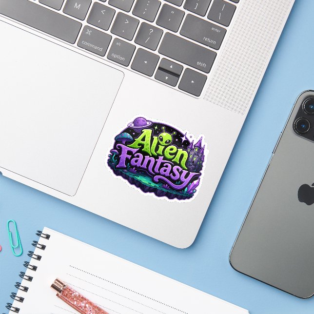 Alien Fantasy Lovers (Laptop w/ iPhone)