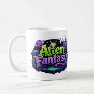 Alien Fantasy Lovers Coffee Mug