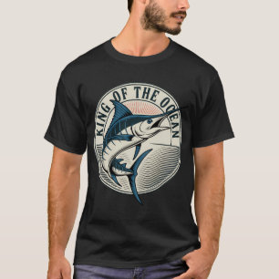 Alien Fishing Retro Vintage T-Shirt