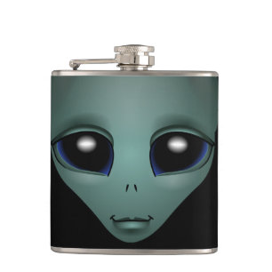 Alien Flask Alien Grey Drink Flasks Personalize
