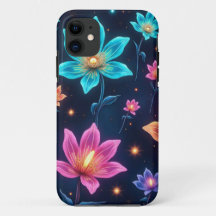 Alien Floral Galaxy iPhone/iPad Case