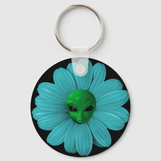 Alien Flower Heads Keychain