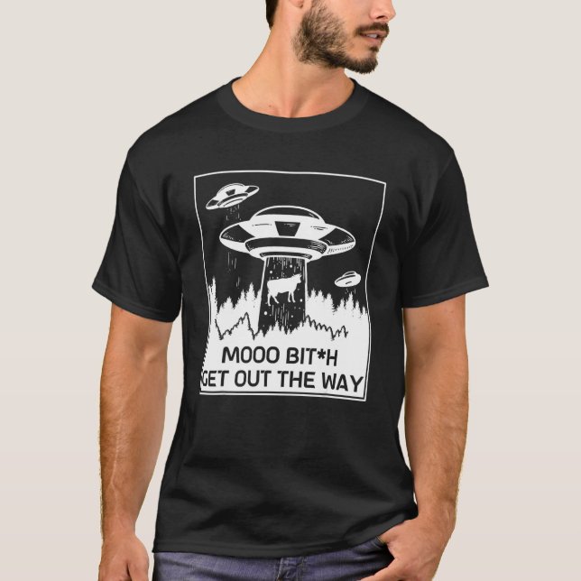 Alien  For Adults Spacecraft Ufo Green Area 51 3 T-Shirt (Front)