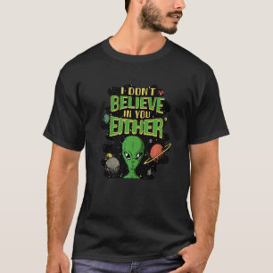 Alien For Men Head Green Ufo Area 51 Space 4 T-Shirt