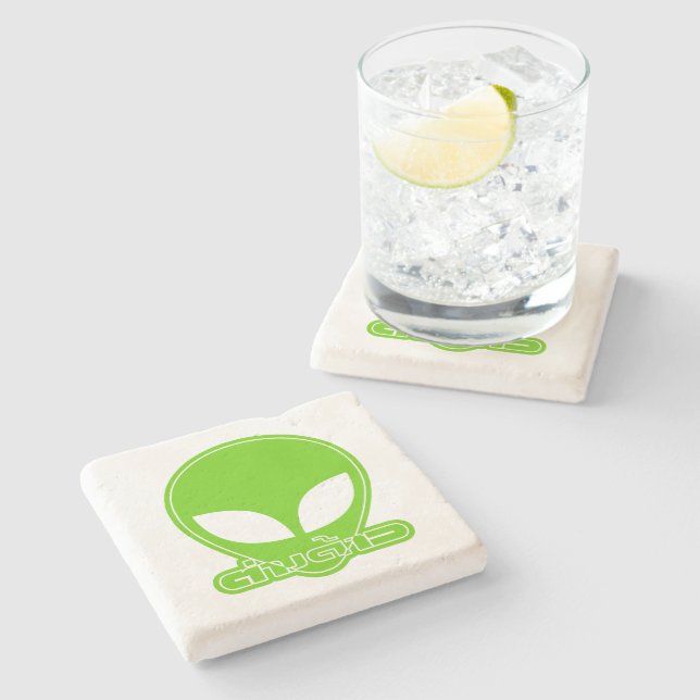 Alien [Foreigner] Tang Dao ★ Thai Language Script Stone Coaster (Side)