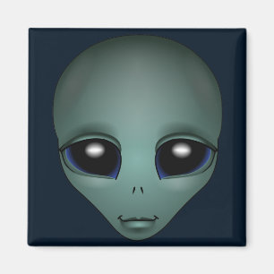 Alien Fridge Magnet Extraterrestrial Gifts & Decor