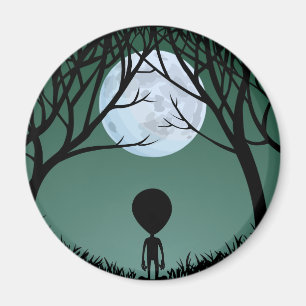 Alien Fridge Magnet Extraterrestrial Gifts & Decor