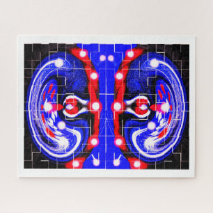 Alien fruit art jigsaw puzzle