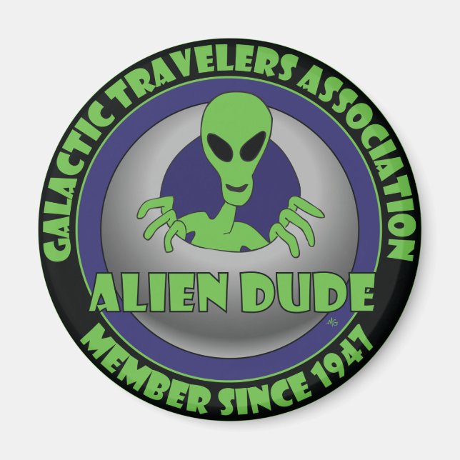 ALIEN GALAXY #1 MAGNET (Front)