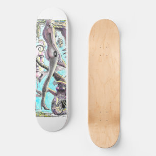 alien garden skateboard deck