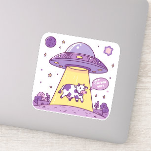 Alien gen Z cow abduction